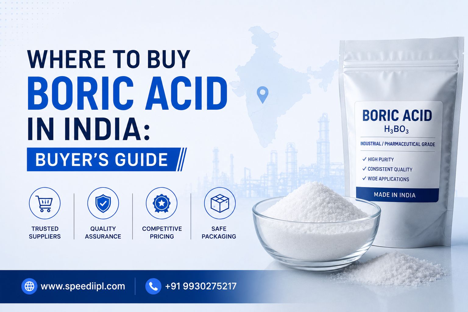 Where to Buy Boric Acid in India: Buyer’s Guide