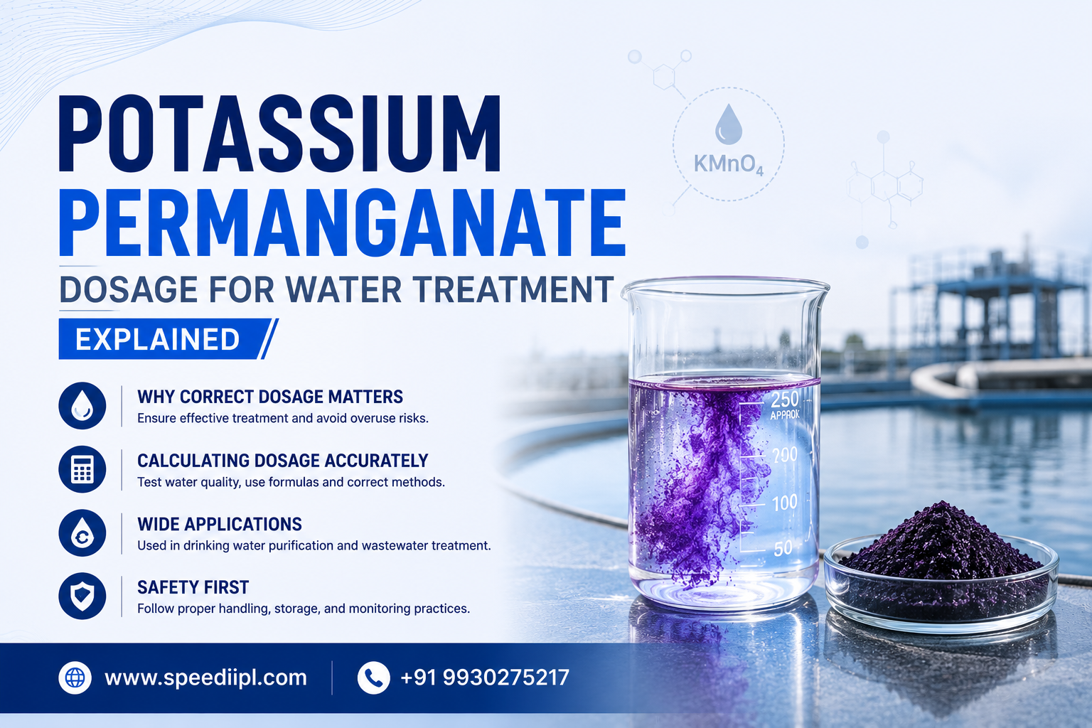Potassium Permanganate Dosage for Water Treatment Explained