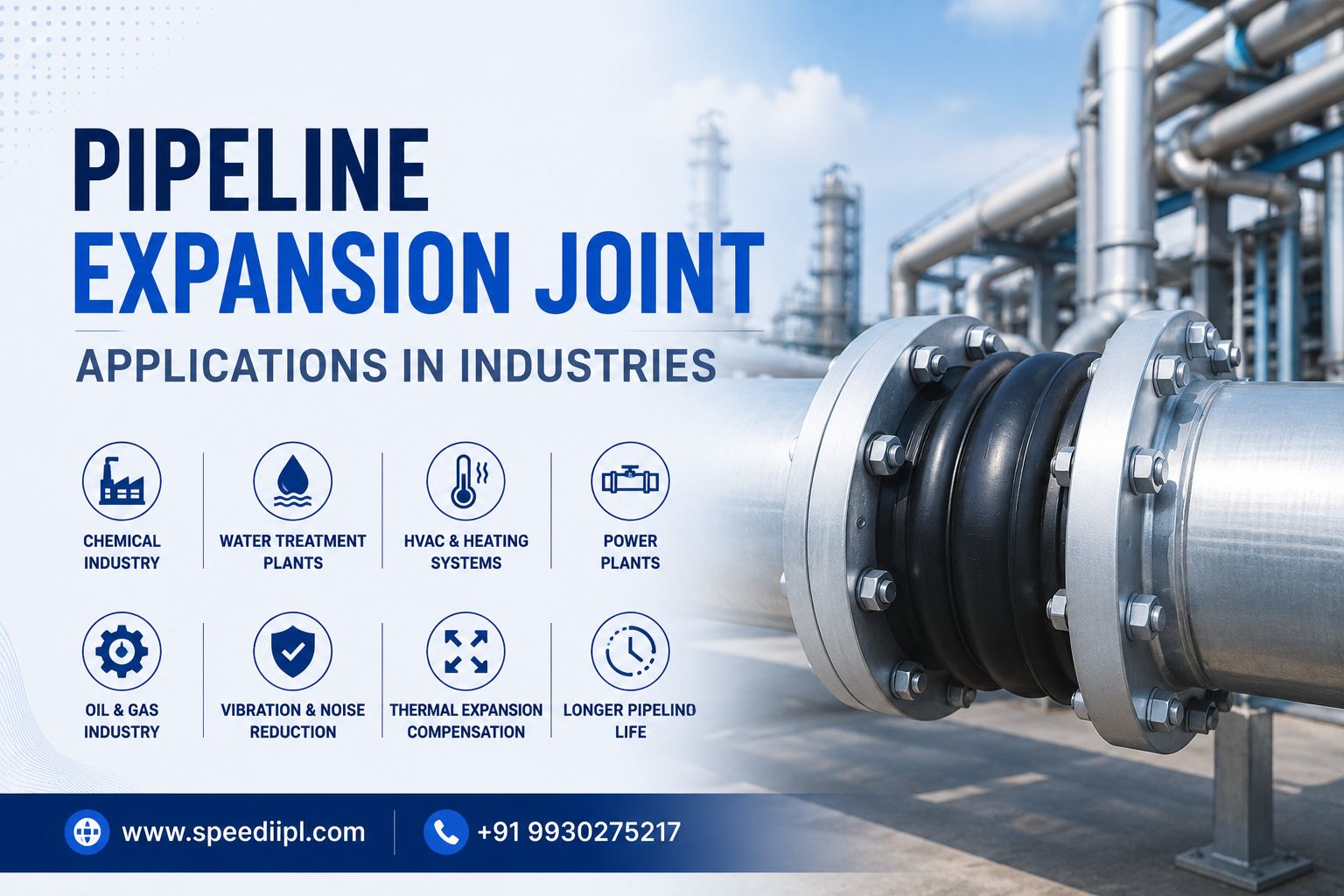 Pipeline Expansion Joint Applications in Industries