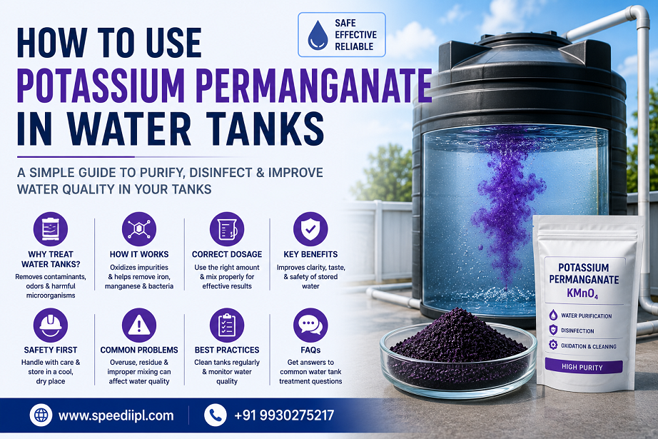 How to Use Potassium Permanganate in Water Tanks