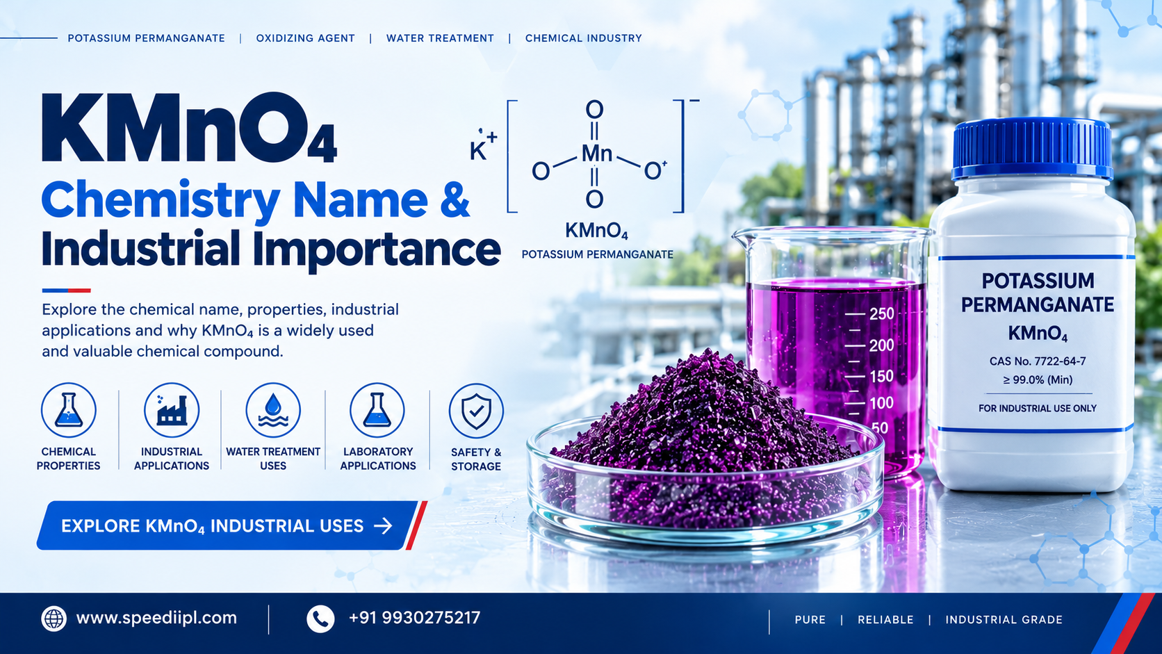 KMnO4 Chemistry Name & Industrial Importance